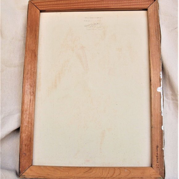 Vintage Expressionist Oil Painting of St. Michael the Archangel by Catalina Gara - Picture 4 of 4